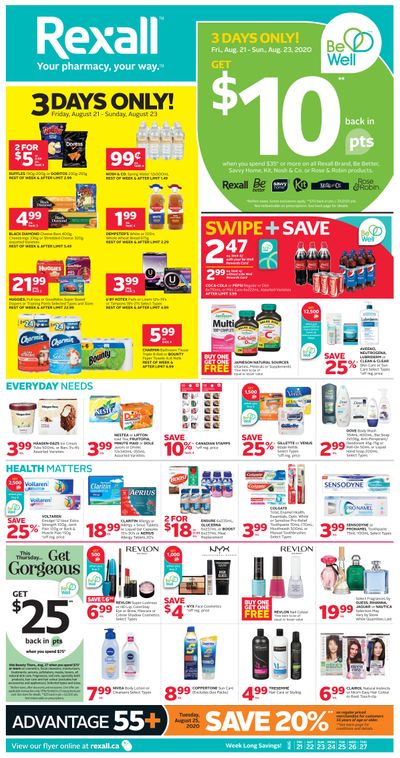 Rexall (ON) Flyer August 21 to 27