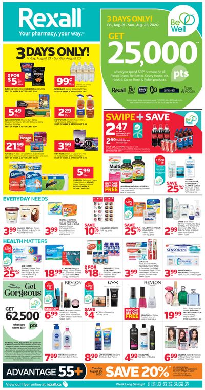 Rexall (AB) Flyer August 21 to 27