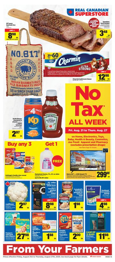 Real Canadian Superstore (West) Flyer August 21 to 27
