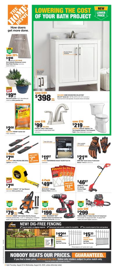 Home Depot (ON) Flyer August 20 to 26