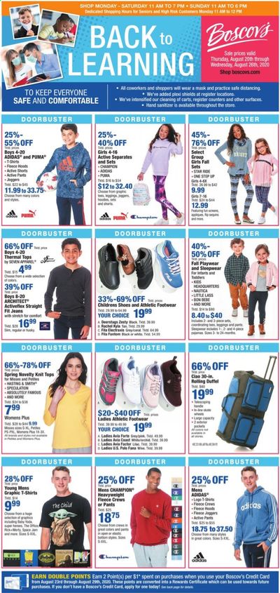 Boscov's Weekly Ad August 20 to August 26