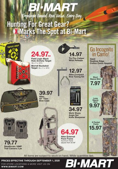 Bi-Mart Weekly Ad August 19 to September 1