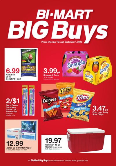 Bi-Mart Weekly Ad August 19 to September 1