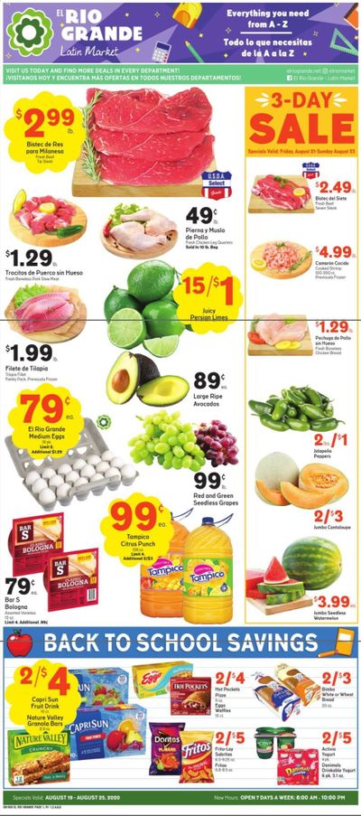 El Rio Grande Weekly Ad August 19 to August 25