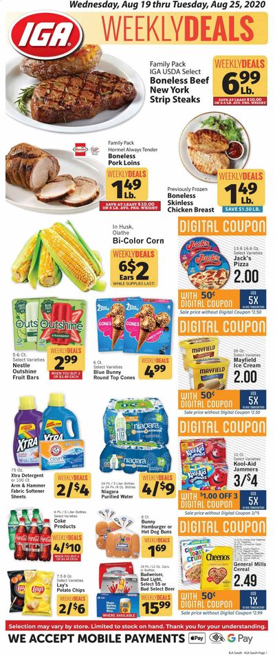 IGA Weekly Ad August 19 to August 25