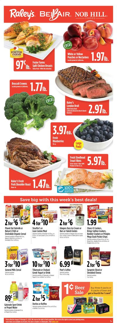 Raley's Weekly Ad August 19 to August 25