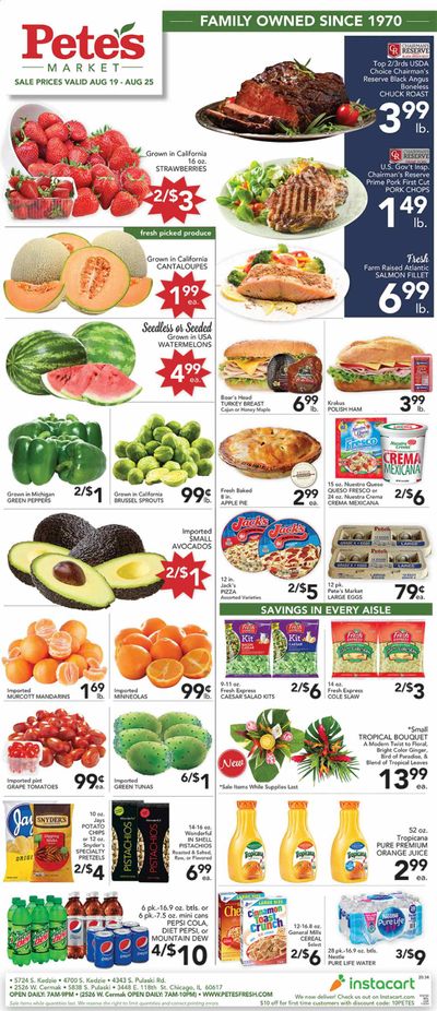 Pete's Fresh Market Weekly Ad August 19 to August 25
