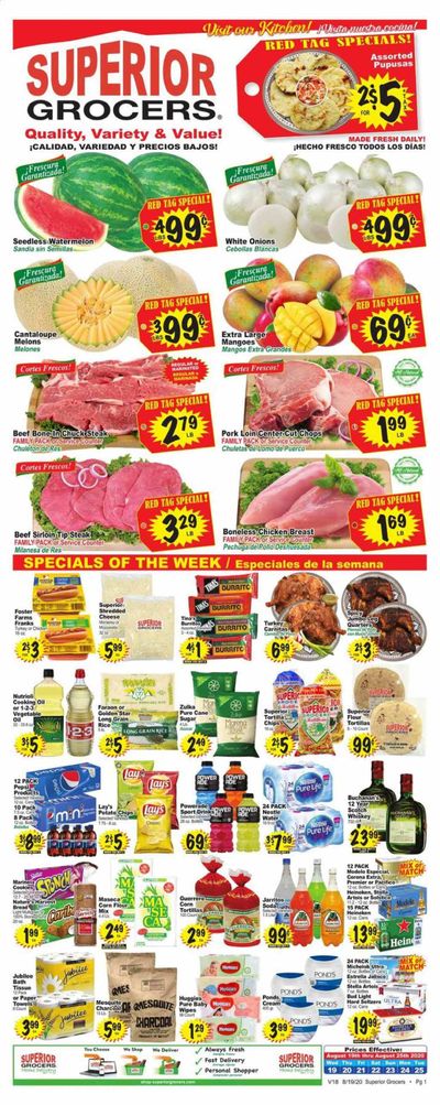 Superior Grocers Weekly Ad August 19 to August 25