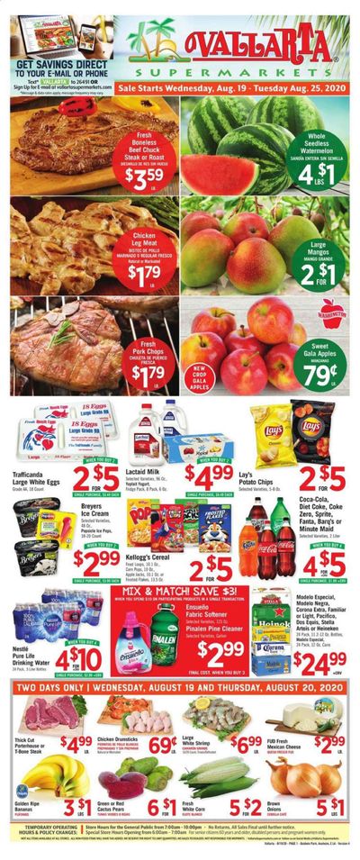 Vallarta Weekly Ad August 19 to August 25
