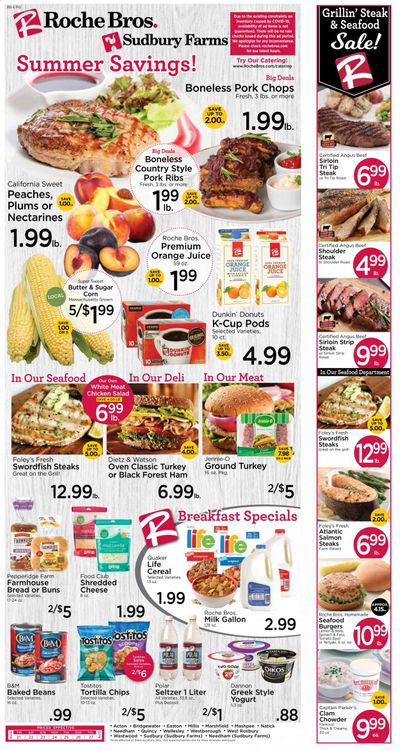 Roche Bros. Weekly Ad August 21 to August 27