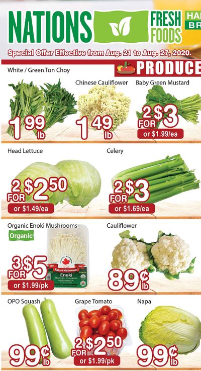 Nations Fresh Foods (Hamilton) Flyer August 21 to 27