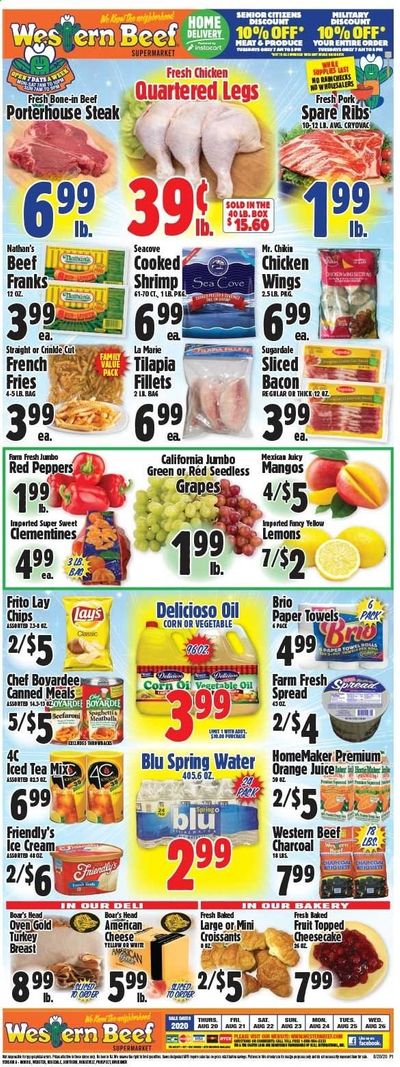 Western Beef Weekly Ad August 20 to August 26