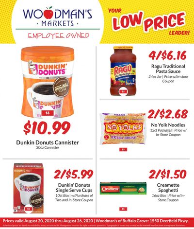 Woodman's Markets Weekly Ad August 20 to August 26