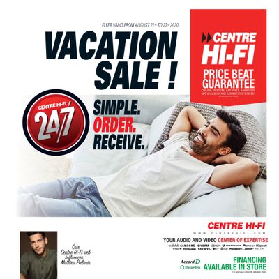 Centre Hi-Fi Flyer August 21 to 27