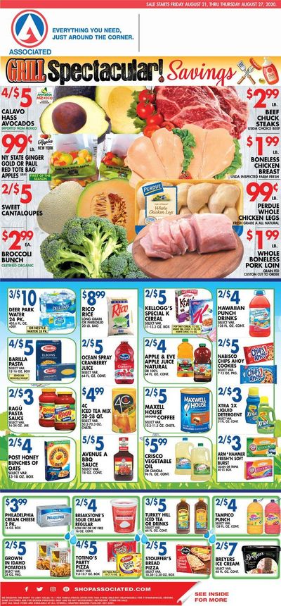 Associated Supermarkets Weekly Ad August 21 to August 27