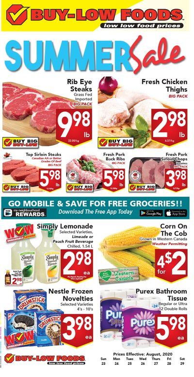Buy-Low Foods Flyer August 23 to 29