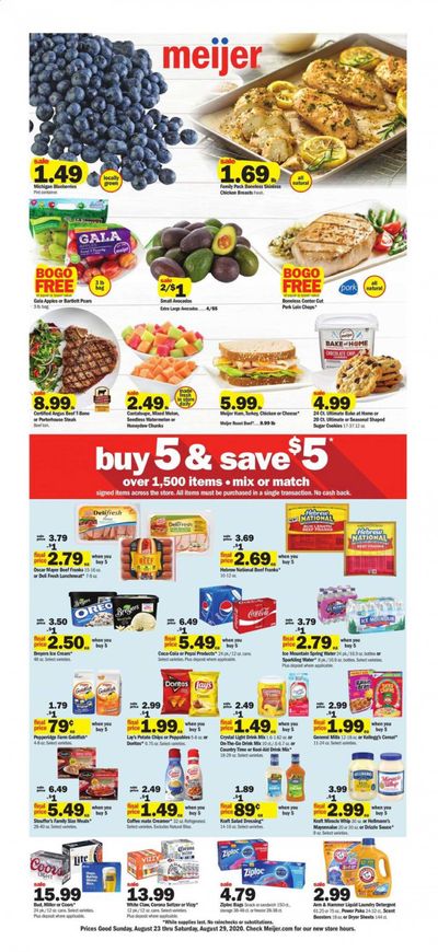 Meijer (MI) Weekly Ad August 23 to August 29
