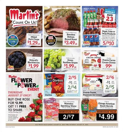 Martin’s Weekly Ad August 23 to August 29