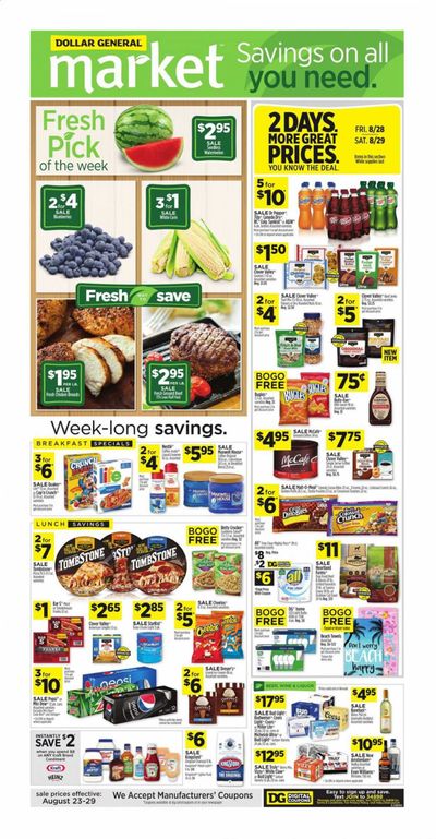 Dollar General (NV) Weekly Ad August 23 to August 29