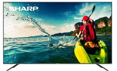 Sharp 75" 4K UHD HDR Motion Rate 120 LED Smart TV with ROKU (LC75R6004U) For $998.00 At Visions Electronics Canada