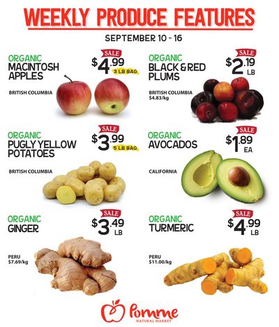 Pomme Natural Market Flyer September 10 to 16