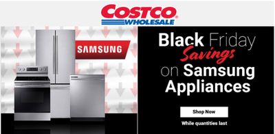 Costco Wholesale Canada Black Friday Sale on Appliances
