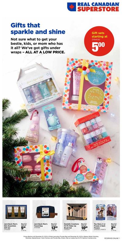 Real Canadian Superstore Holiday Beauty Book November 25 to December 25