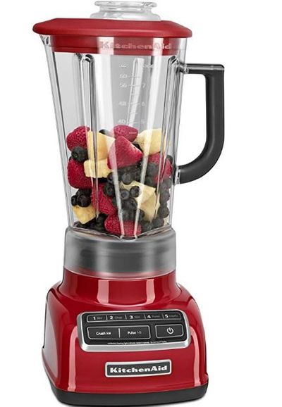 KitchenAid KSB1575ER 5-Speed ​​Diamond Blender with 60-Ounce BPA-Free Pitcher - Red Empire by KitchenAid For $99.99 At Amazon Canada