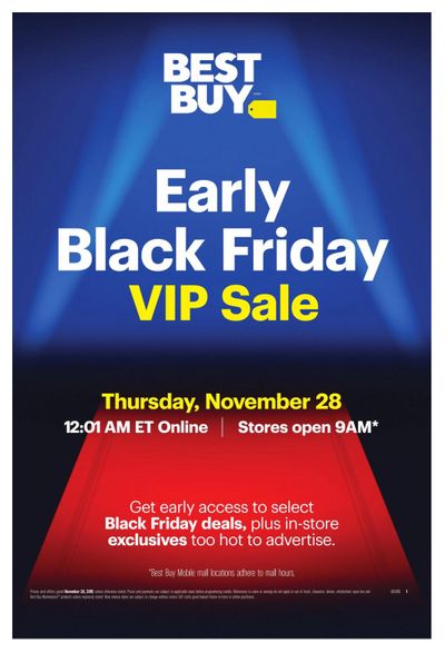 Best Buy Early Black Friday VIP Sale Flyer November 28
