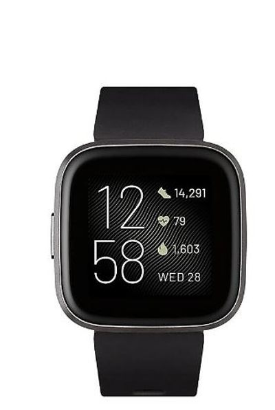 Fitbit Versa 2 Smartwatch with Amazon Alexa, Black/Carbon Aluminum (FB507BKBK-FRCJK) For $199.99 At Staples Canada