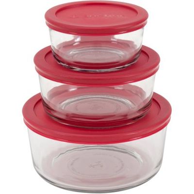 Anchor Round Glass Storage Set, 8-pc on Sale for $6.99 at Canadian Tire Canada