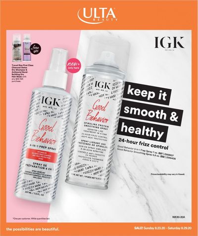 Ulta Beauty Weekly Ad August 23 to August 29