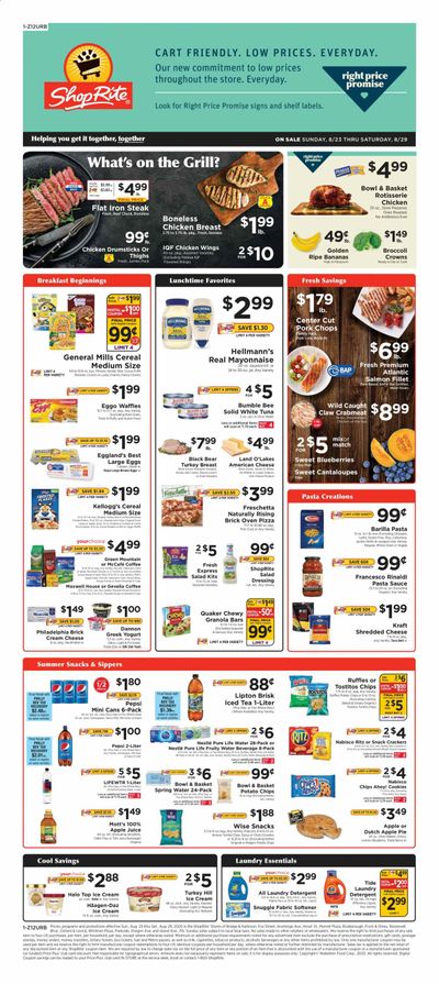 ShopRite Weekly Ad August 23 to August 29