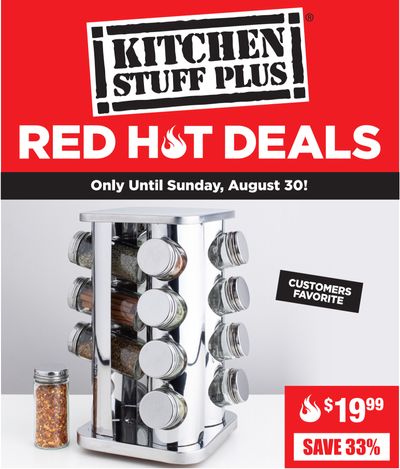 Kitchen Stuff Plus Canada Red Hot Deals: Save 66% on Lizbon Table + More Deals