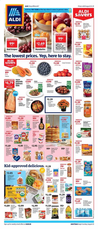 ALDI (DE, NJ, OH, PA) Weekly Ad August 23 to August 29