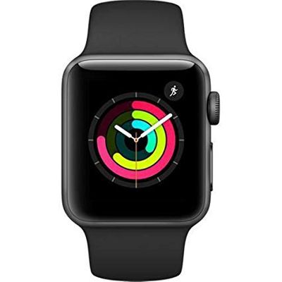 Apple® Watch Series 3 38mm Space Grey Aluminium Case with Black Sport Band on Sale for $229.99 (Save $30.00) at The Source Canada