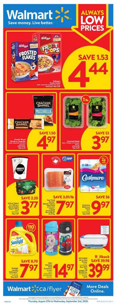 Walmart (ON) Flyer August 27 to September 2