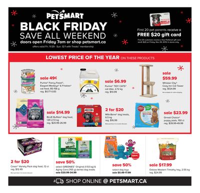 PetSmart Black Friday Flyer November 29 to December 1, 2019
