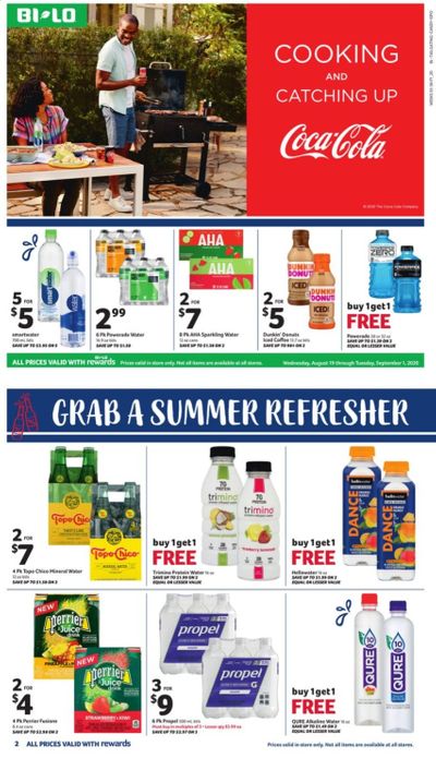 BI-LO Weekly Ad August 19 to September 1