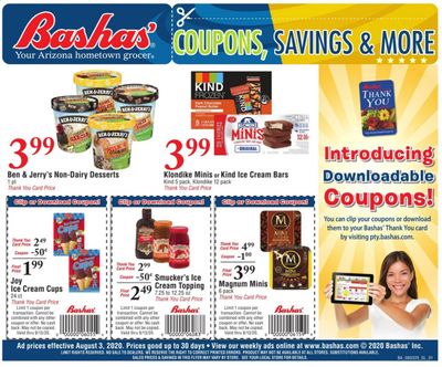 Bashas (AZ) Weekly Ad August 3 to September 2