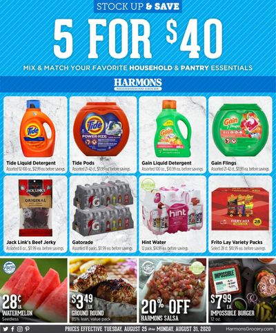 Harmons Weekly Ad August 25 to August 31