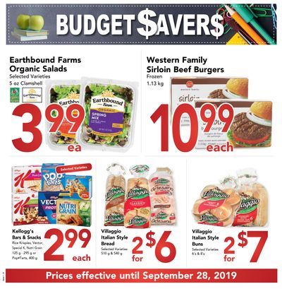 Buy-Low Foods Budget Savers Flyer August 25 to September 28