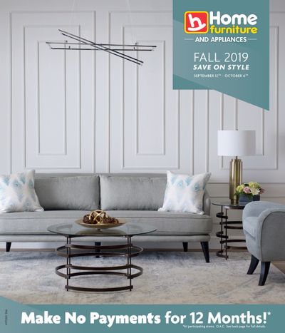 Home Furniture (ON) Fall 2019 Flyer September 12 to October 6