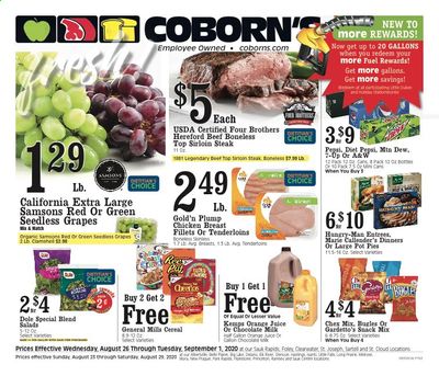 Coborn's Weekly Ad August 26 to September 1