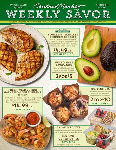 Central Market Weekly Ad August 26 to September 1