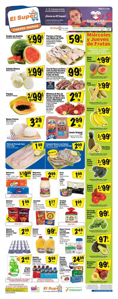 El Super Weekly Ad August 26 to September 1