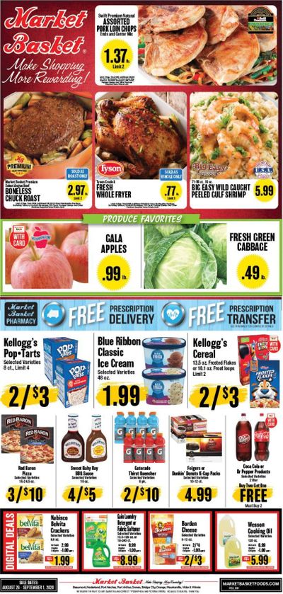 Market Basket Weekly Ad August 26 to September 1