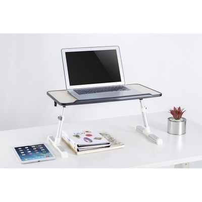 Adjustable Portable Standing Desk Laptop Bed Table for 17" Laptop On Sale for $19.59 at PrimeCables Canada