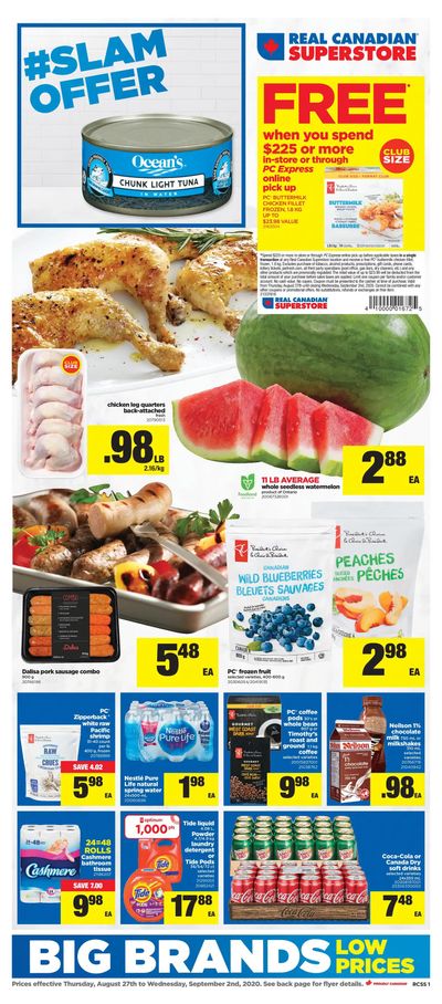 Real Canadian Superstore (ON) Flyer August 27 to September 2