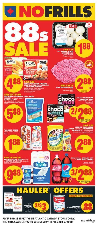 No Frills (Atlantic) Flyer August 27 to September 2